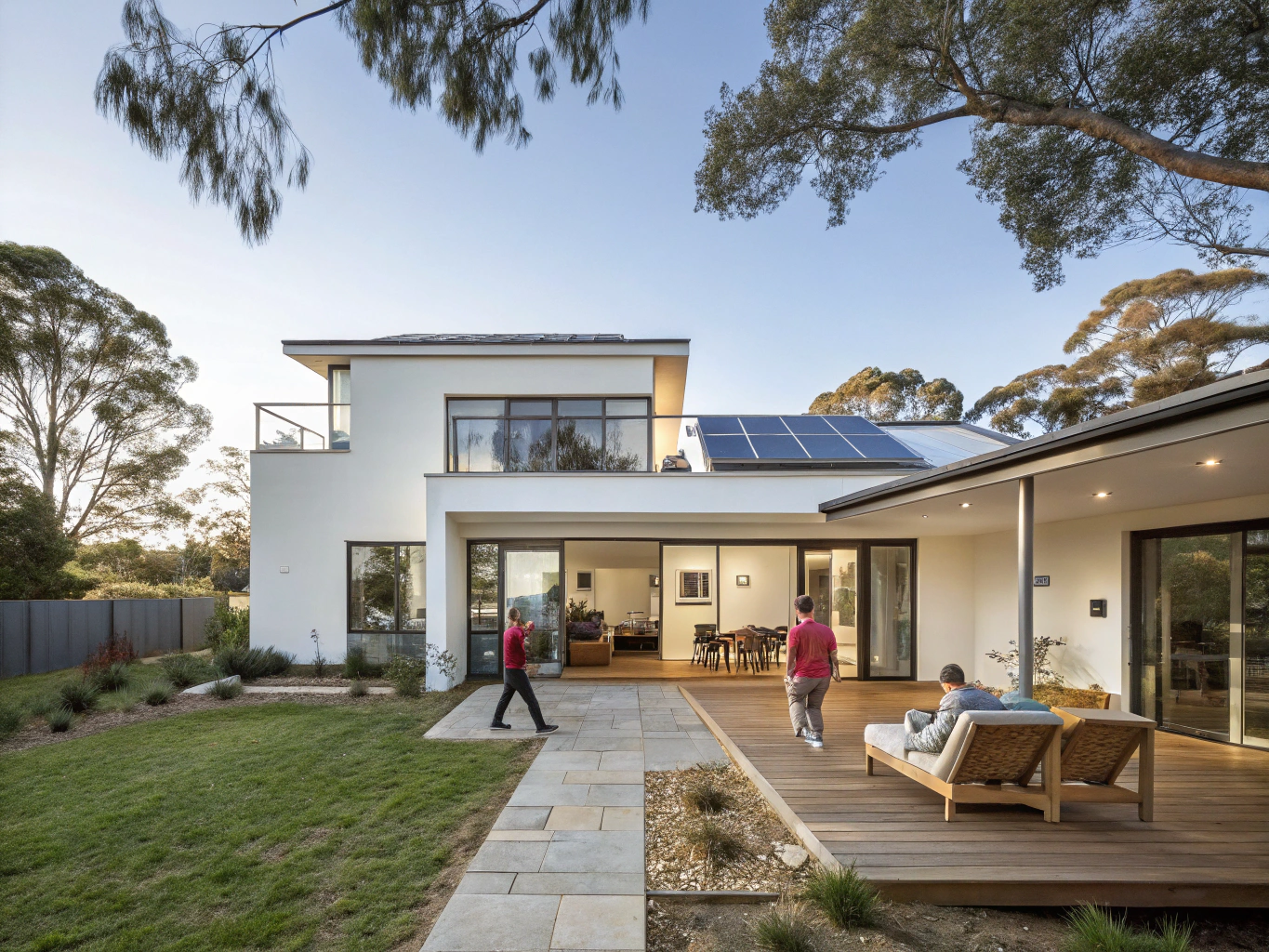 Modern residential architecture under certified construction in Cameron Park