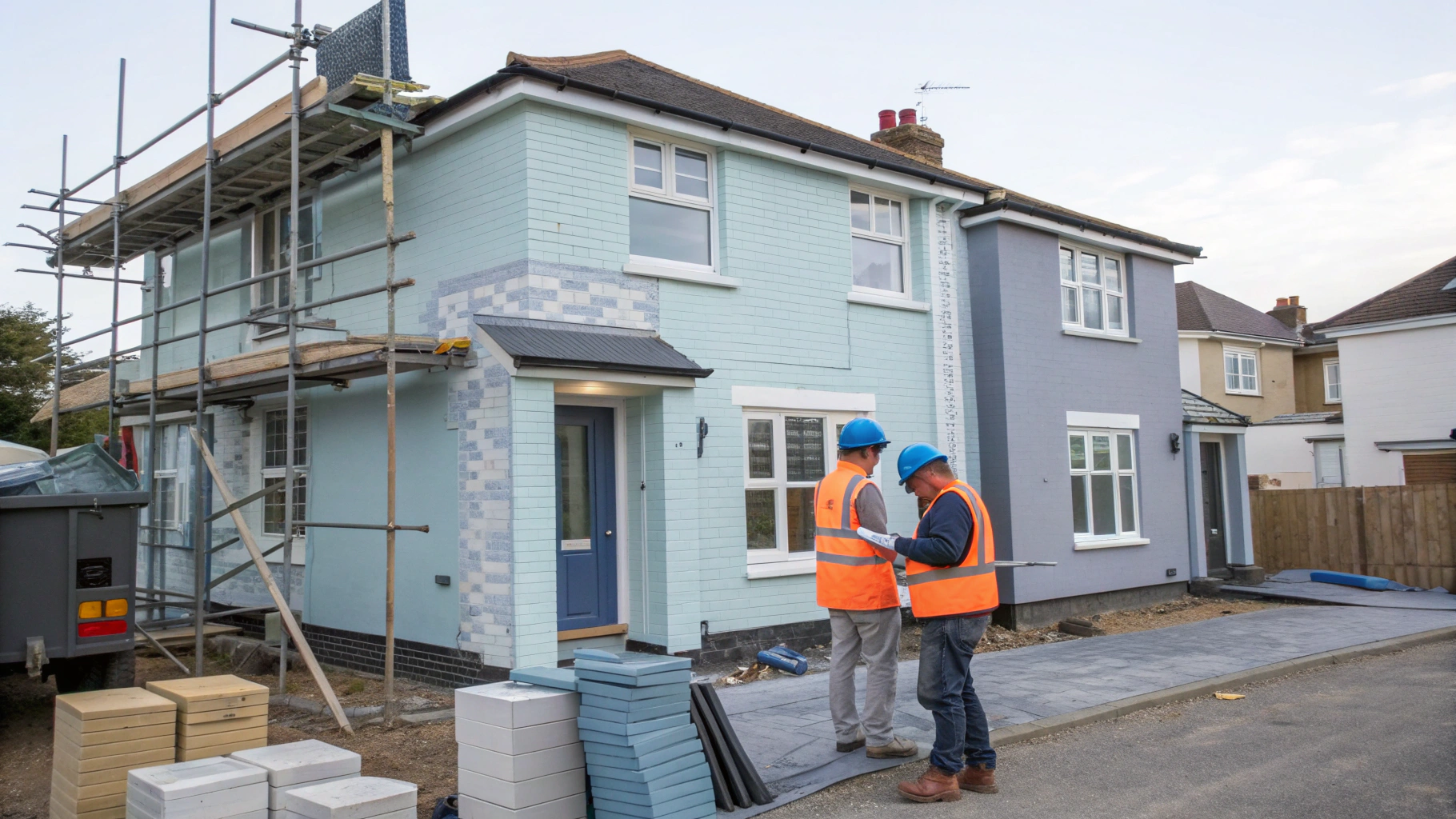Modern residential building construction in Glenning Valley Central Coast