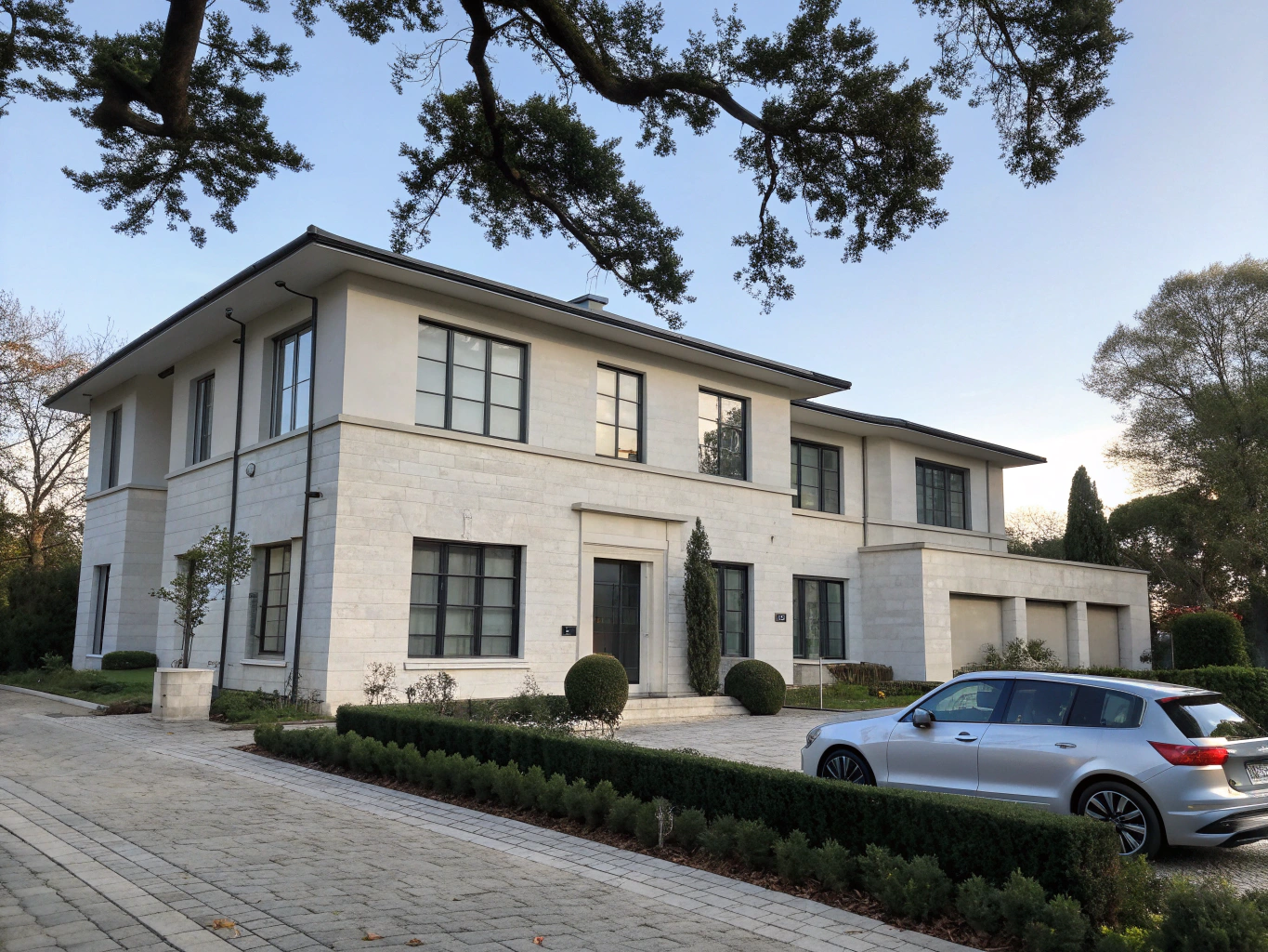 Modern residential building construction in Hamlyn Terrace